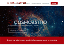 Tablet Screenshot of cosmoastro.com